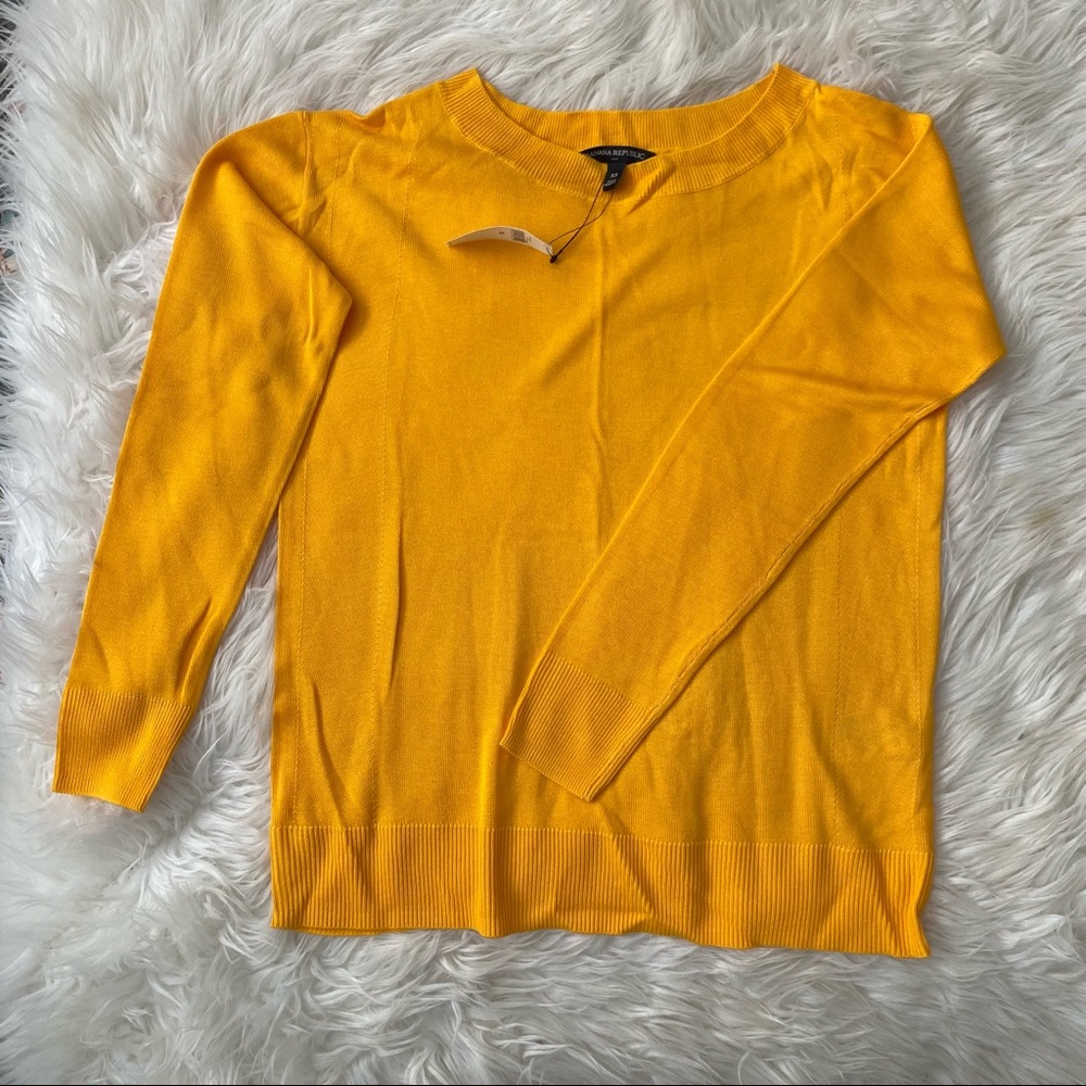 Banana Republic Factory golden yellow sweater